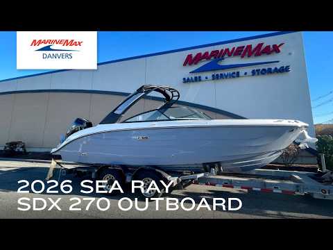 2026 Sea Ray SDX 270 Outboard 27.0 feet Walk-Through - Features & Buyer's Guide, Clearwater, Florida #1