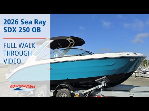 2026 Sea Ray SDX 250 Outboard 25.0 feet Walk-Through - Features & Buyer's Guide, Clearwater, Florida #1
