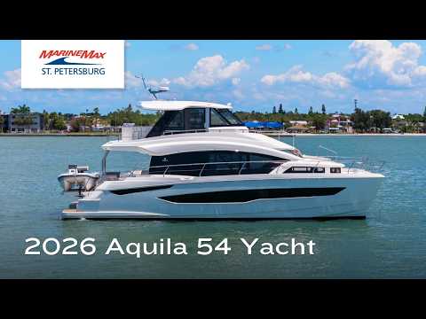 2026 Aquila 54 Yacht 54.0 feet Walk-Through - Features & Buyer's Guide, Clearwater, Florida #1