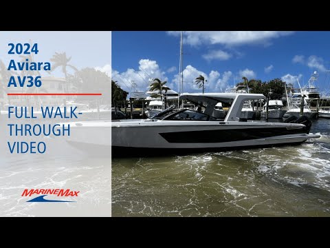 2024 Aviara AV36 Outboard 36.0 feet Walk-Through - Features & Buyer's Guide, Clearwater, Florida #1