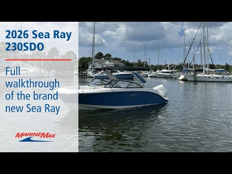 2026 Sea Ray SDX 230 Outboard 23.0 feet Walk-Through - Features & Buyer's Guide, Clearwater, Florida #1