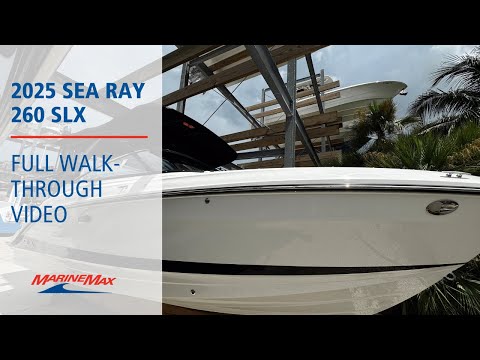 2025 Sea Ray SLX 260 Outboard 26.0 feet Walk-Through - Features & Buyer's Guide, Clearwater, Florida #1