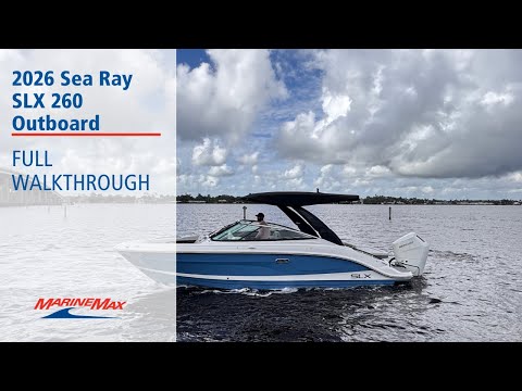 2026 Sea Ray SLX 260 Outboard 26.0 feet Walk-Through - Features & Buyer's Guide, Clearwater, Florida #1