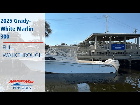 2025 Grady-White Marlin 300 30.0 feet Walk-Through - Features & Buyer's Guide, Clearwater, Florida #1