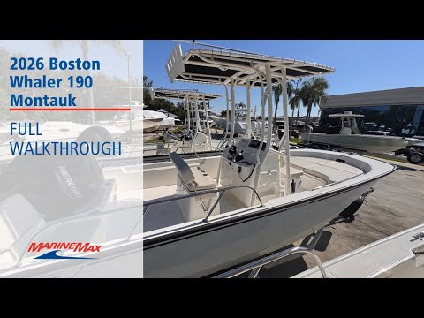2026 Boston Whaler 190 Montauk 19.0 feet Walk-Through - Features & Buyer's Guide, Clearwater, Florida #1