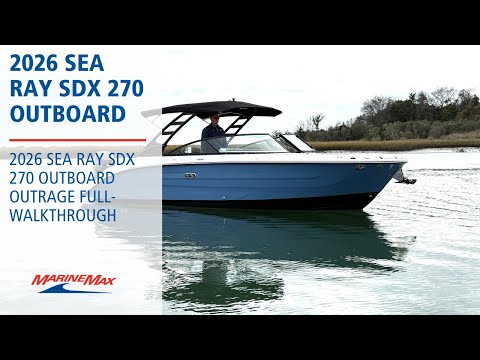 2026 Sea Ray SDX 270 Outboard 27.0 feet Walk-Through - Features & Buyer's Guide, Clearwater, Florida #1