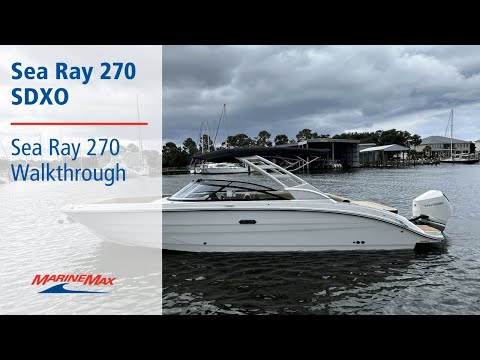 2025 Sea Ray SDX 270 Outboard 27.0 feet Walk-Through - Features & Buyer's Guide, Clearwater, Florida #1