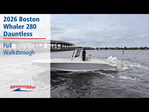 2026 Boston Whaler 280 Dauntless 28.0 feet Walk-Through - Features & Buyer's Guide, Clearwater, Florida #1