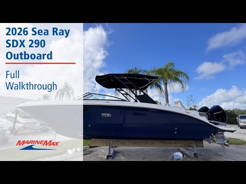 2026 Sea Ray SDX 290 Outboard 29.0 feet Walk-Through - Features & Buyer's Guide, Clearwater, Florida #1