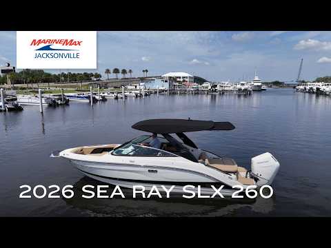 2026 Sea Ray SLX 260 Outboard 26.0 feet Walk-Through - Features & Buyer's Guide, Clearwater, Florida #1