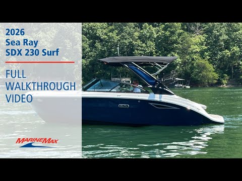 2026 Sea Ray SDX 230 Surf 35.0 feet Walk-Through - Features & Buyer's Guide, Clearwater, Florida #1