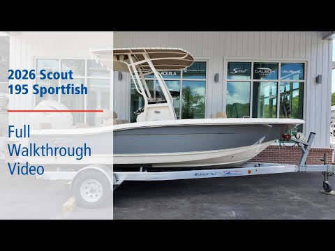 2026 Scout 195 Sportfish 19.0 feet Walk-Through - Features & Buyer's Guide, Clearwater, Florida #1