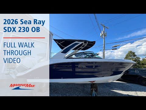 2026 Sea Ray SDX 230 Outboard 23.0 feet Walk-Through - Features & Buyer's Guide, Clearwater, Florida #1