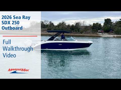 2026 Sea Ray SDX 250 Outboard 25.0 feet Walk-Through - Features & Buyer's Guide, Clearwater, Florida #1