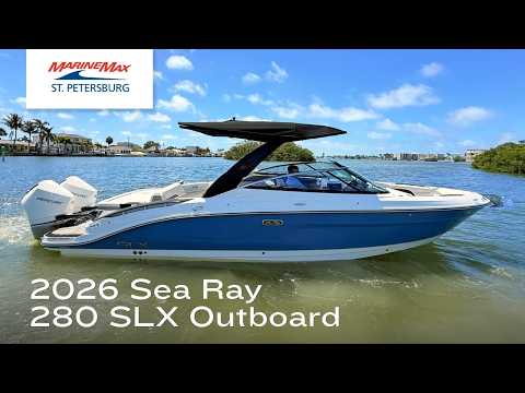 2026 Sea Ray SLX 280 Outboard 28.0 feet Walk-Through - Features & Buyer's Guide, Clearwater, Florida #1